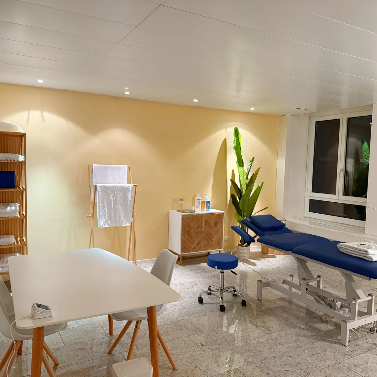 Praxisraum des Massage Zentrum Suhr