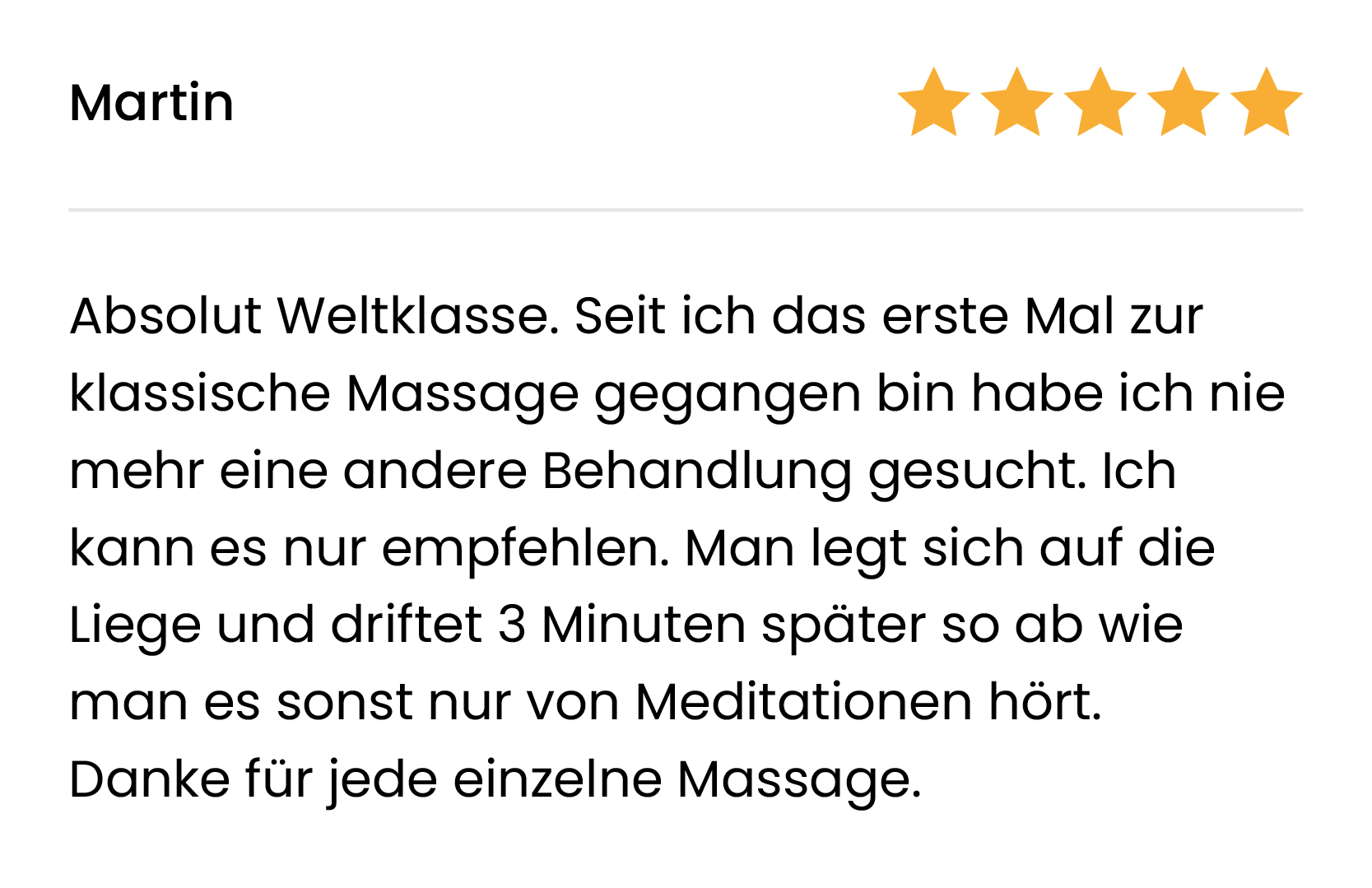 Massage Referenz Suhr 1